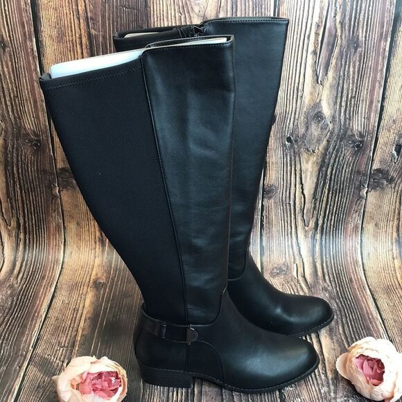 Alfani Black Manmade Material Boots 7M-WC - Picture 8 of 8